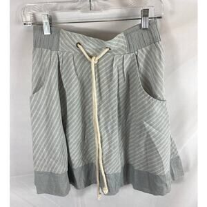 life in progress Striped Tie Waist Skirt Size small